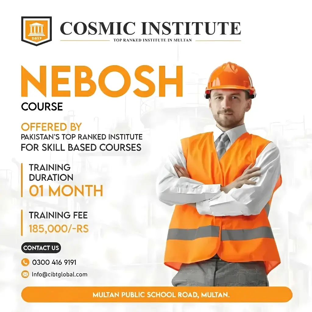 NEBOSH COURSE IN PAKISTAN